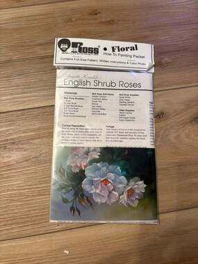 Bob Ross How-To Painting Packet - English Shrub Roses
